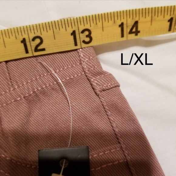 Last 1 Mauve stretch moto leggings - Picture 3 of 4